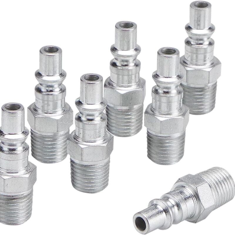YMYNY 10 PCS Kompressor-Armaturen 1/4" BSP Europäischer pneumatischer Schnellverbinder