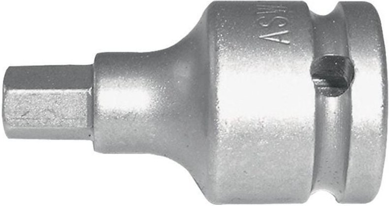 ASW - Kraftschraubersteckschlüsseleinsatz 725 1/2 ″ Innensechskant Schlüsselweite 12 mm Länge 55 mm