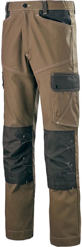 Thumbnail - Arbeitshose Craft Worker Braun/Schwarz S - FR(40-42)
