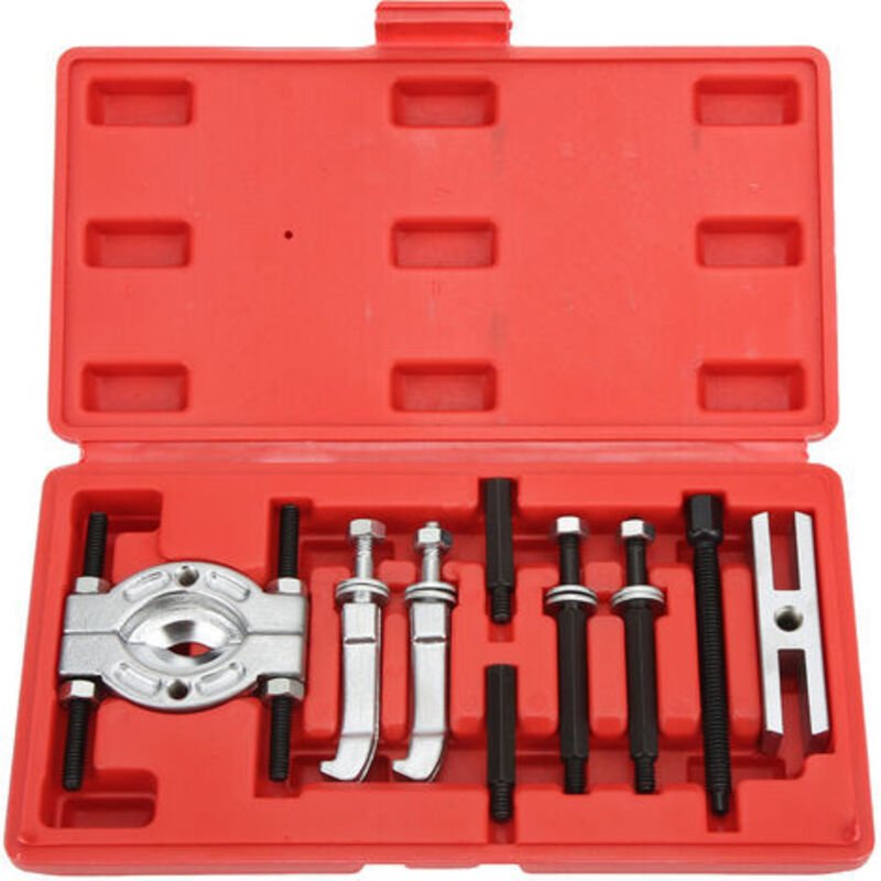 Jalleria - Lagerabzieher-Set, tragbares Entfernungswerkzeug-Set, 9-teiliger Metallabzieher
