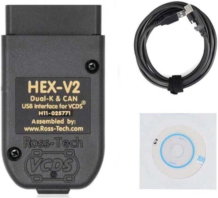 Ymyny - hex V2 vcds vag com 25.3 5053 Diagnosekabel für VW/AUDI/Skoda/Seat Auto Reader USB-Scannerkabel (Englisch) mumu