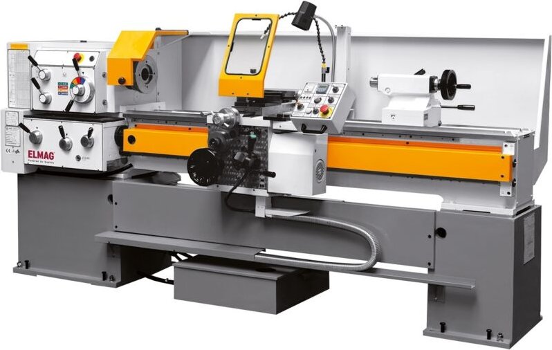 ELMAG Universal-Drehmaschine PREMIUM CU 400 RD - Vario Spitzenweite 1000mm, inkl. RÖHM-Drehfutter