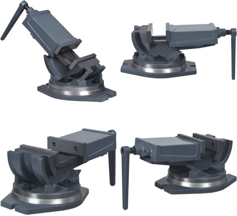 Vidaxl - 2-Achsen-Schraubstock Kippbar 160 mm - Schraubstock - Schraubstöcke - Home & Living