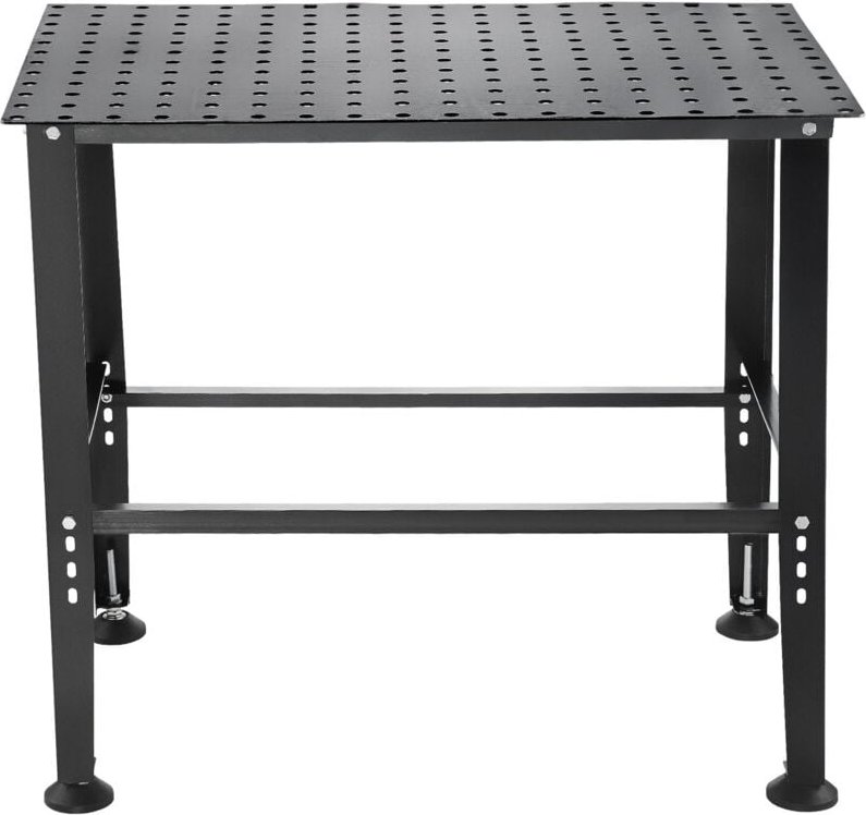 Mophorn - Schweißtisch, 36 x 24 Zoll, Hochleistungswerkbank mit 800 Pfund Tragkraft, Stahl-Arbeitstisch mit 0,63 Zoll gr...