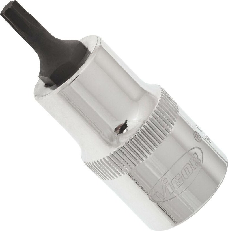 T Schraubendreher-Einsatz ∙ V2152 ∙ 1/2 Zoll (12,5 mm) Vierkant hohl ∙ Innen torx® Profil ∙ sw T25