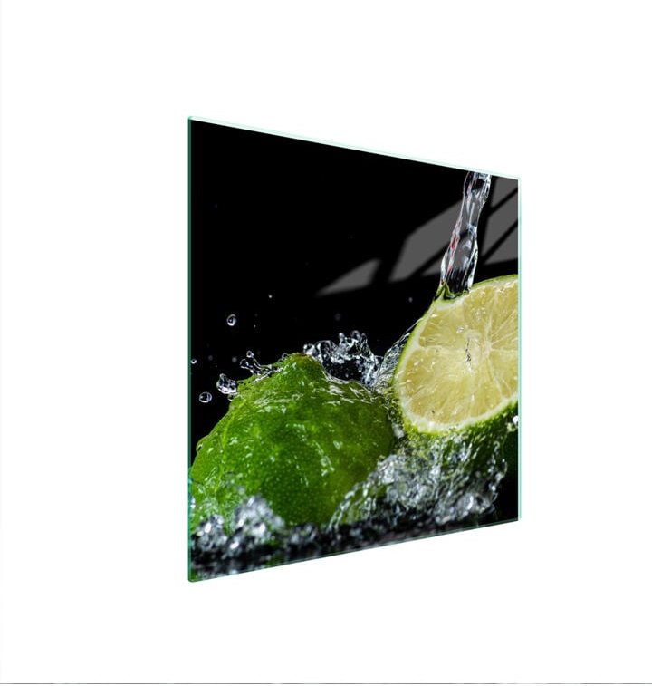 GLASSCHUTZPLATTE FÜR HERD 50x52 ZITRONE