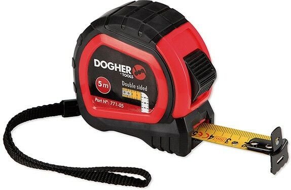 Doppelseitiges Profi-Maßband 5m Dogher 771-05