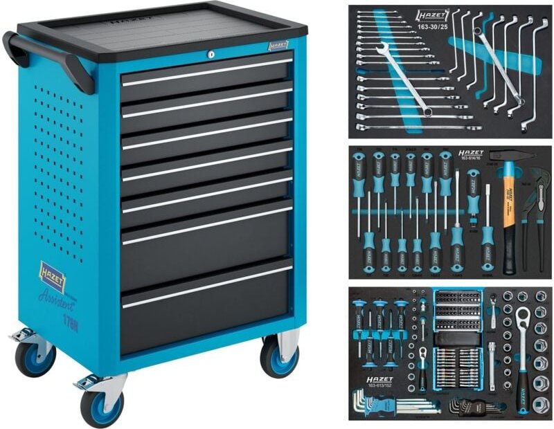 Hazet - Wkz.wagen 176N-7/193 B500xT780xH1018mm 480kg 7 Schubl.