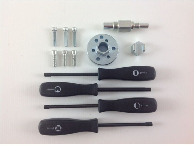 Kettensägen-Wartungssatz Kolbenschlossschlüssel Kupplungsabzieher Schraubendreher