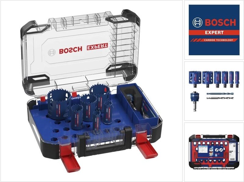 Thumbnail - Bosch - expert Tough Material Lochsäge-Set, 22/25/35/51/60/68 mm, 9-tlg.