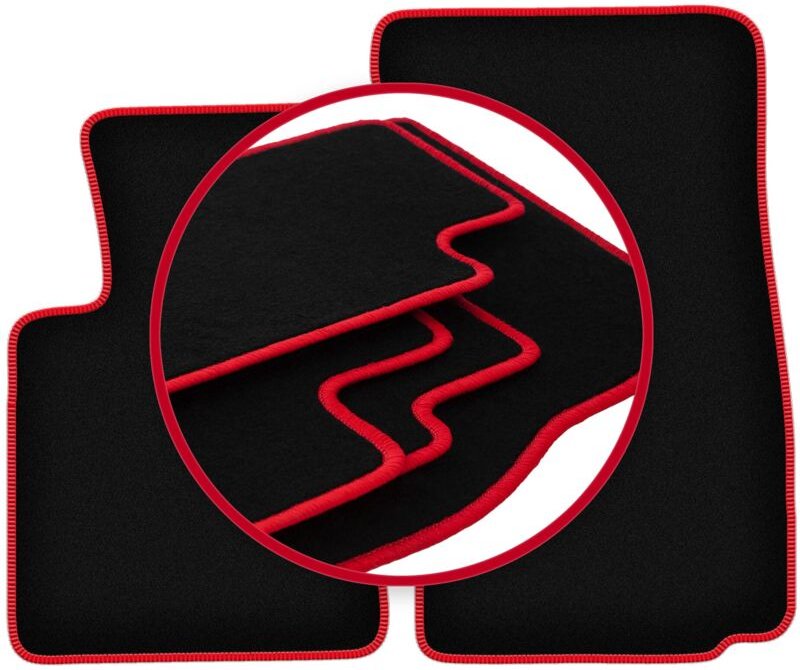 CARLUX-RED Autofußmatten für: BMW Z4 E86 Coupé (2002-2008)