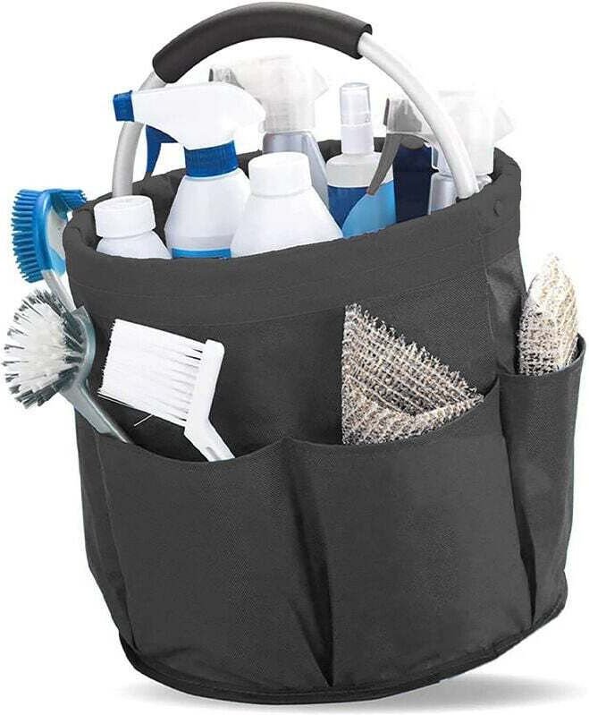 Borsa da picnic in tessuto Oxford, per riporre la biancheria, da viaggio, per riporre gli attrezzi da nuoto,nera