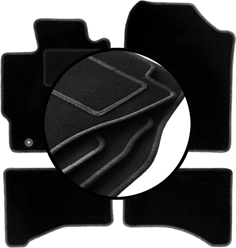 Veloursmatten-Satz für: Toyota Yaris III FL Fließheck (2017-2020)