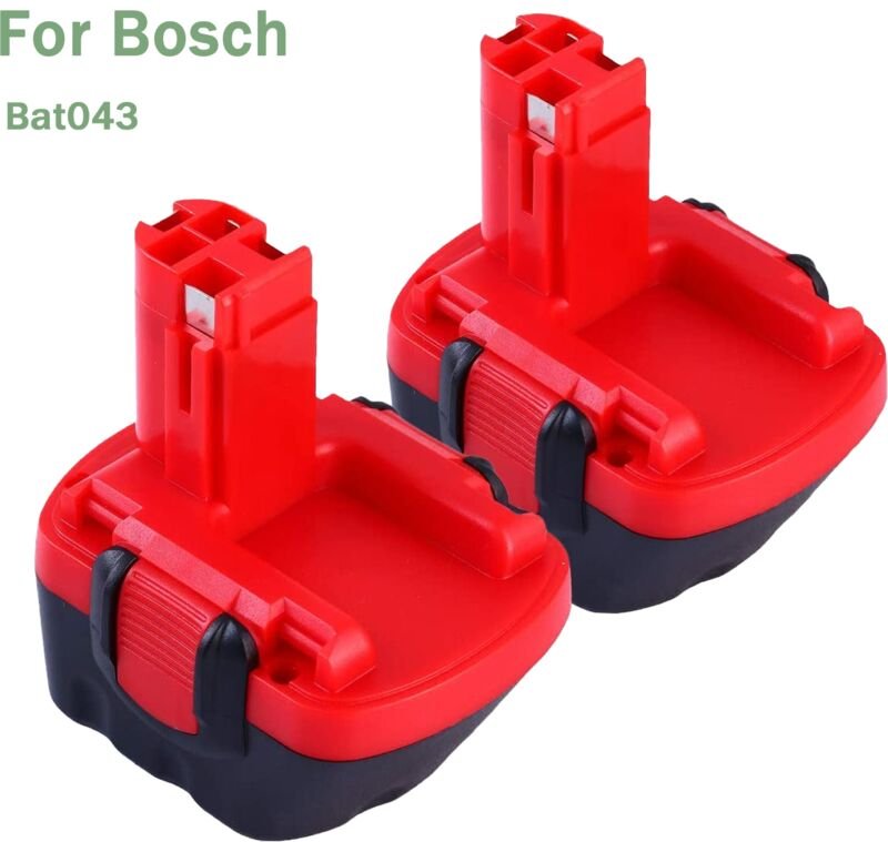 Pdstation - Ersatzbatterie für Bosch-Batterie 12 v 4800 mAh ni-mh BAT043 BAT045 BAT120 PSB12VE-2 PSR12VE-2 PSR1200 PSR12...