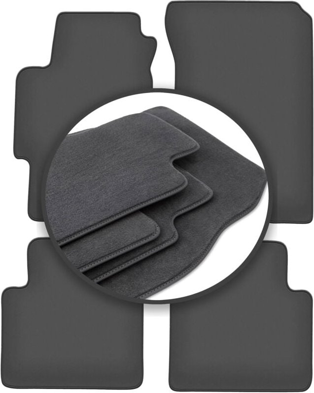 Premium-Fußmatten für: Honda Accord VI Kombi, Limousine, Type-R (1997-2002)