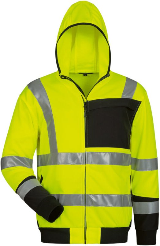 BERNARDINO Warnschutz-Sweat-Jacke Größe XXL(62/64)