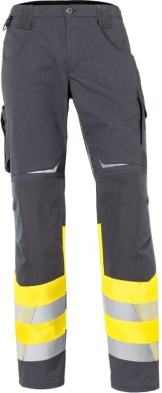 Thumbnail - Kübler reflectiq Hose Klasse 1 warngelb/anthrazit Gr. 52