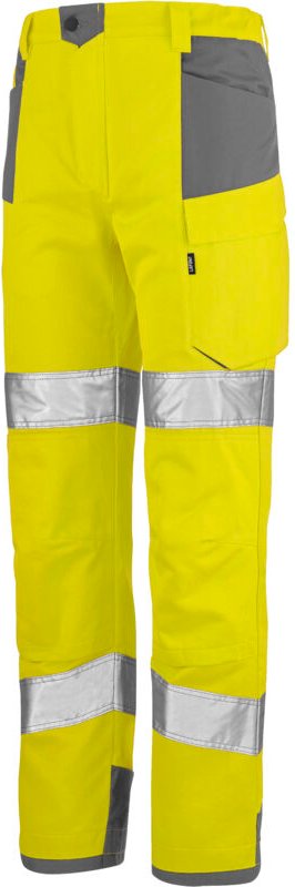 Schülerhose PI Leuchtgelb / Mineralgrau 3XL - FR(60-62)