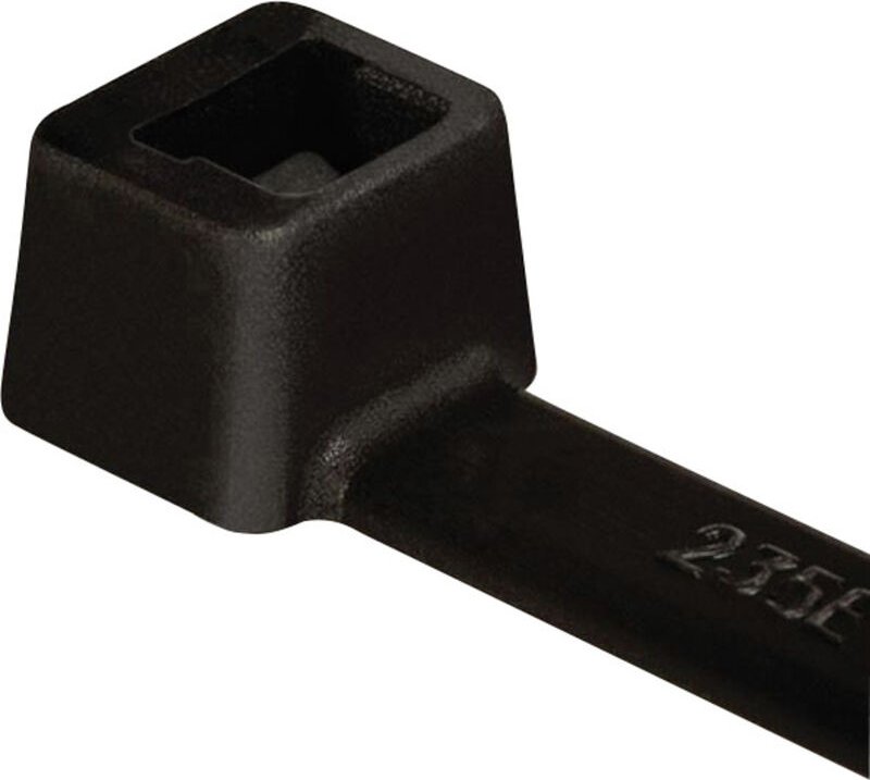 HellermannTyton 111-15050 T150R-HS-BK-C1 Kabelbinder 365 mm 7.60 mm Schwarz Witterungsstabil 100 St.