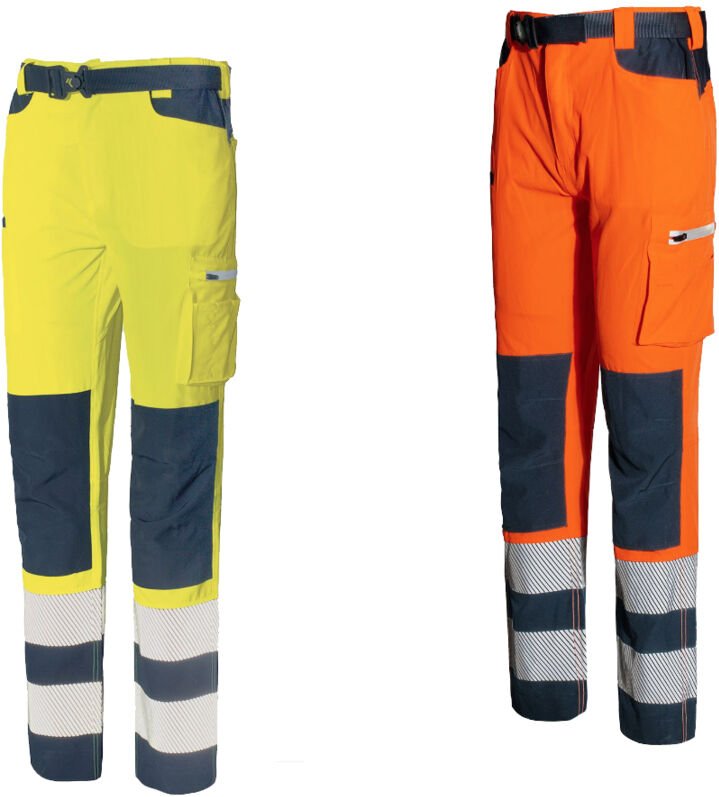 Industrial Starter HV Softshell Leichte Warnschutzhose - XXXL - Orange