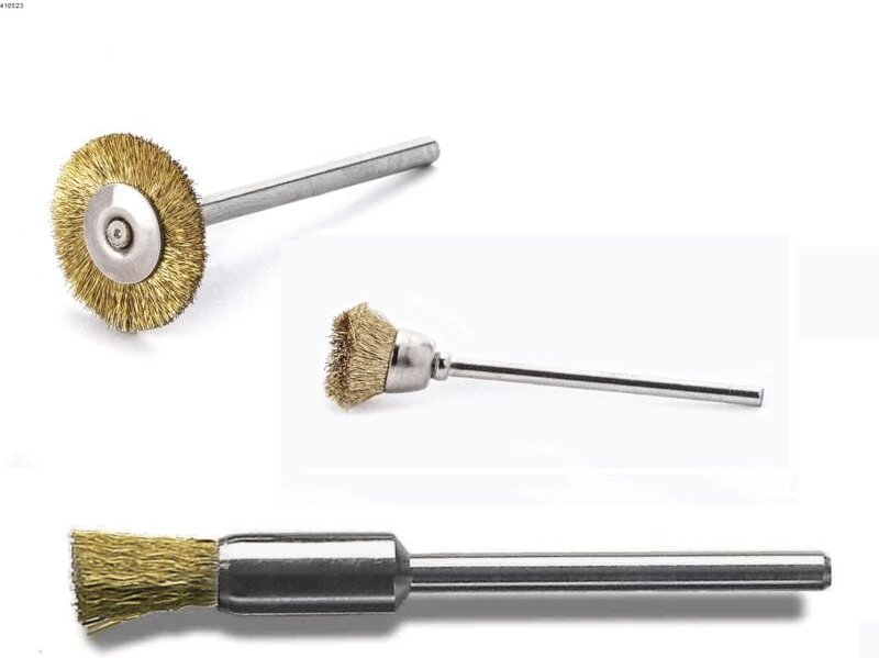 Lessmann ® - Lessmann Miniaturbürstenset Rundbürste Flächenbürste Pinselbürste Bürstenset