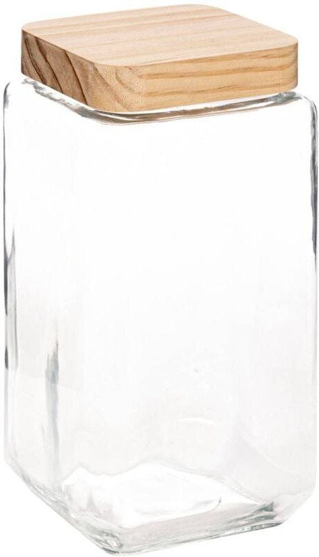 5five Simply Smart - Glaskrug eckig deckel kiefer pin 2l - 5five