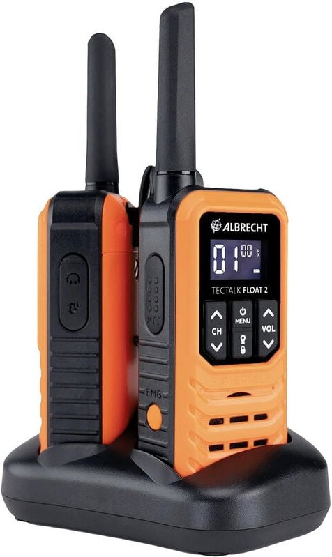 Tectalk Float 2er Koffer 29664 PMR-Funkgerät 2er Set - Albrecht