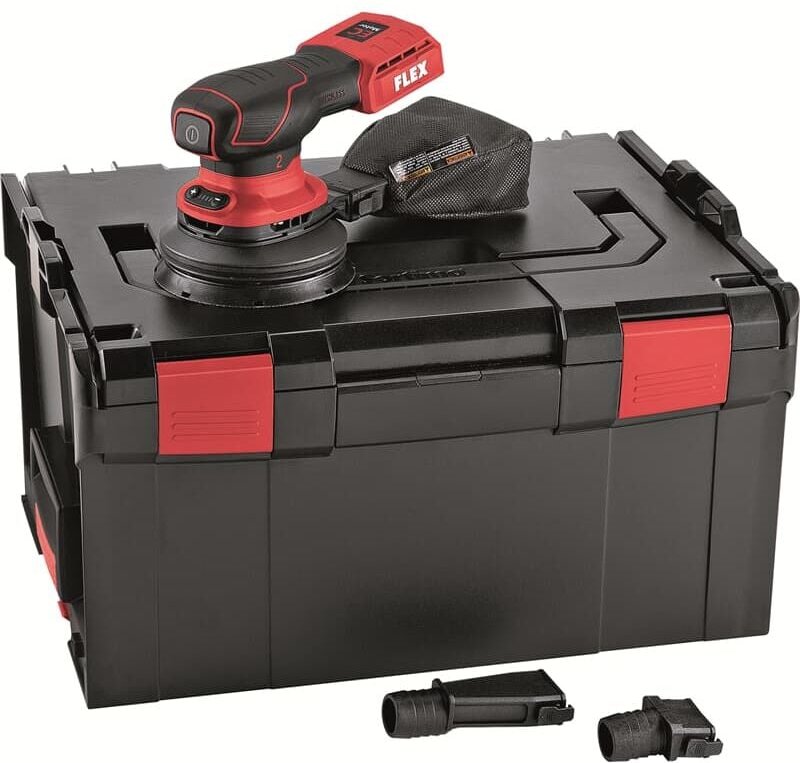 Flex Akku-Exzenterschleifer mit Drehzahlregelung 18 V ORE 2-125 18-EC, Ausführung: 532082, Solo/L-BOXX