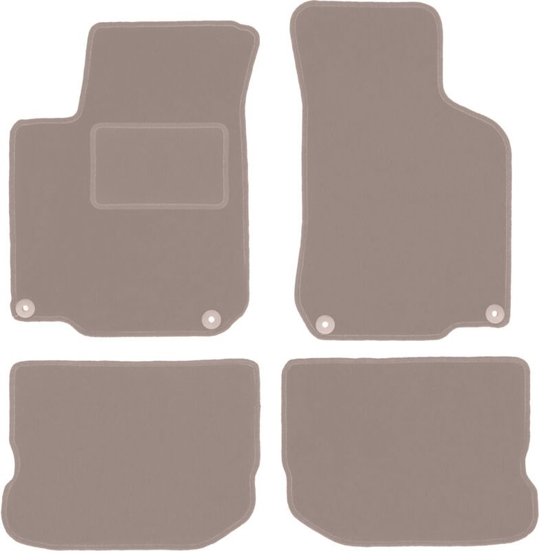 Beige Veloursmatten für: Volkswagen Golf IV Schrägheck, Kombi, Variant (1997-2003)
