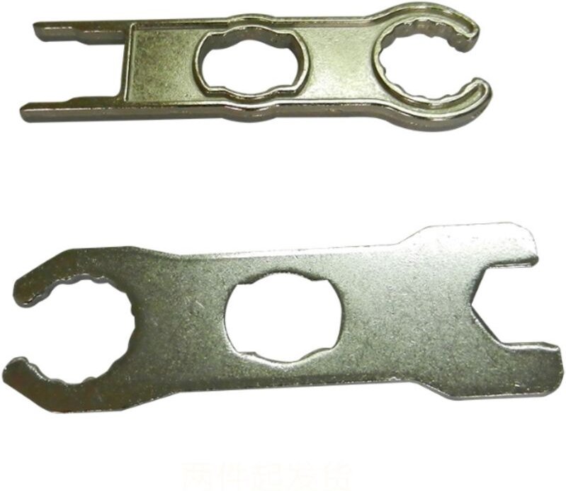 Gabrielle - 2-teiliges MC4-Solarmodul-Anschluss-Werkzeugset, Metallschlüssel zum festen Trennen, Drahtcrimper für Kabel-...