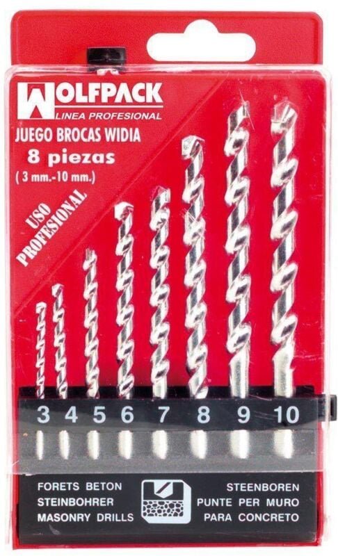 Professional Widia Bohrerkoffer 8-tlg - Wolfpack