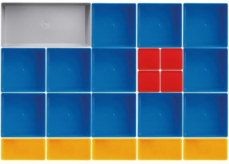 Einsatzboxen-Set, 22-teilig, 45 mm hoch