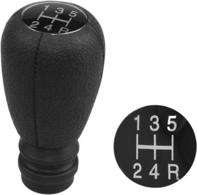 5-Gang-Schaltknauf für Autos, passend für Peugeot Citroen Xsara (8,3 cm, schwarz)