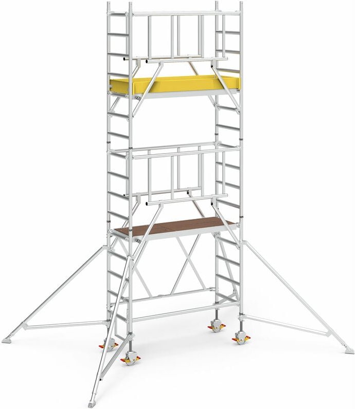 Iller Klappgerüste mit Sicherheitsaufbau 0,75x1,80m 5,70 m AH