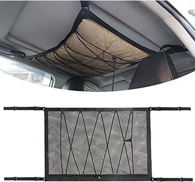 Auto-Decken-Aufbewahrungsnetz, Auto-Kofferraum-Aufbewahrungsnetz, Auto-Organizer zwischen den Sitzen, elastisches Aufbew...