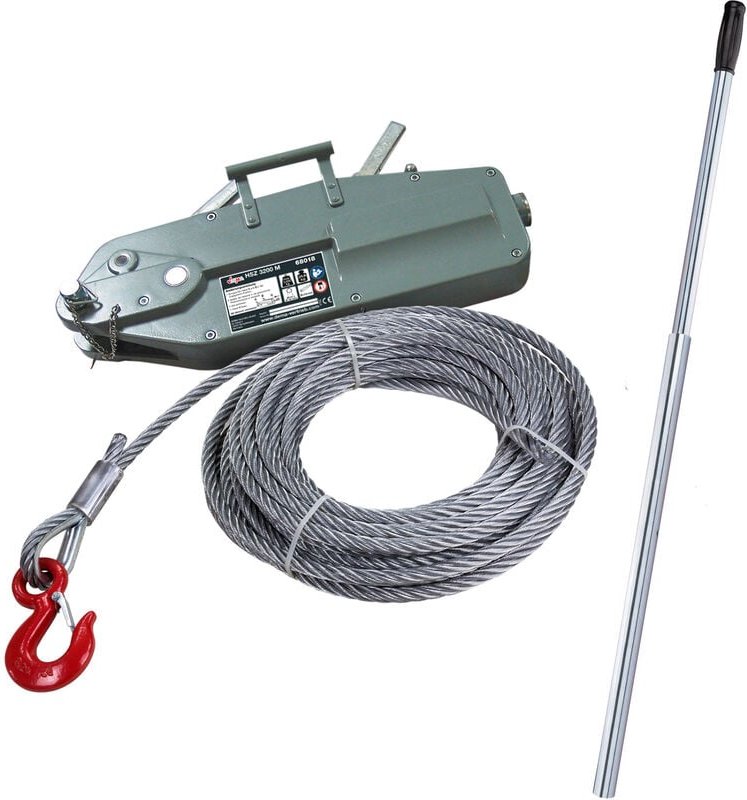 Dema - Handseilwinde Seilwinde Handseilzug Seilzug Forstseilwinde 3,2 t