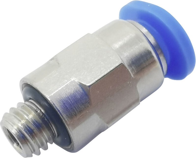 Gerade-Verbinder PC4-M5C Rohr-Ø: 4 mm Gewinde-Maß: M5 x 0.8 1 St. - Tru Components