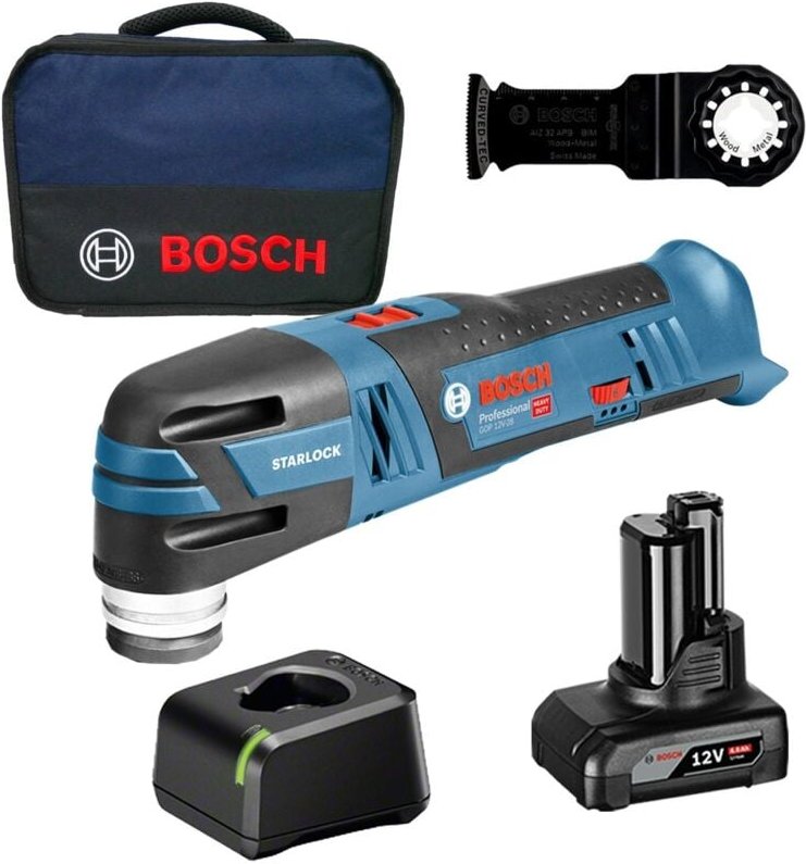 Bosch - Akku-Multi-Cutter gop 12V-28 / 1x 4,0 Ah Akku + Ladegerät im Softbag