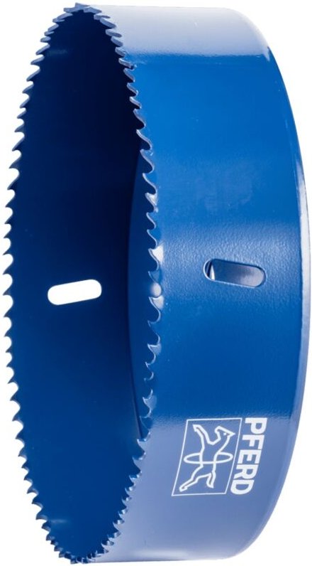 PFERD TOOLS Bi-Metall Lochsäge Co8/M42 Ø 168 mm Schnitttiefe 31 mm für Stahl, Edelstahl, Blech, Holz