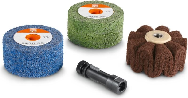 Edelstahl-Set Satinieren Profile - Fein