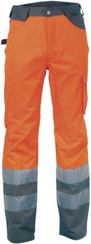 Cofra Warnschutzhose mit Reflexstreifen, Kurzgröße orange 54