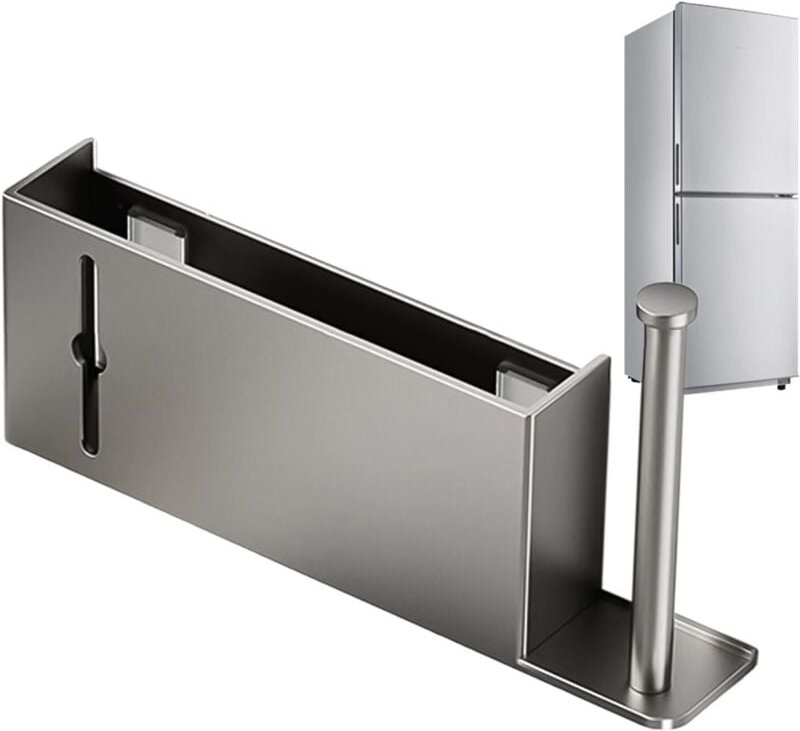 Berschrank-Aufbewahrungsorganisator, Mülleimerhalter für Schranktür-Organizer Wandmontierter Küchen-Organizer, Schrank-K...