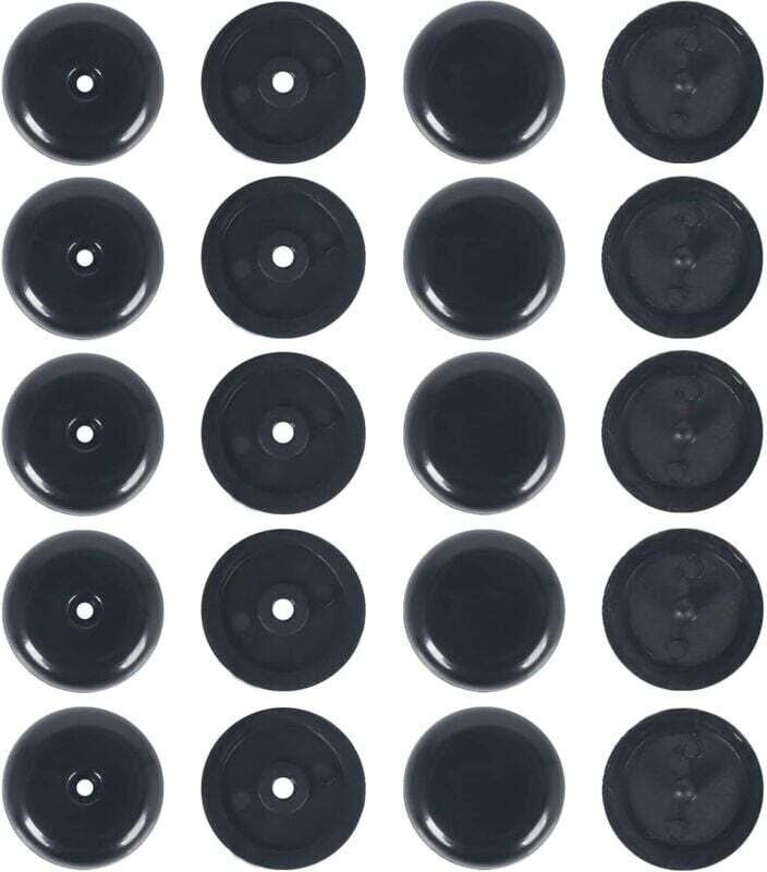 Odipie - 10 Paar Sicherheitsgurt-Stoppknopf, Kunststoff-Knopfclip für den Auto-Sicherheitsgurt für alle Arten von Autos