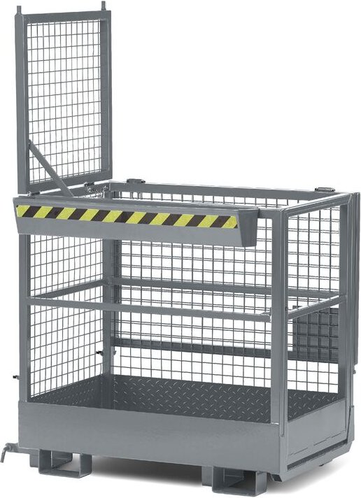 RR Industrietechnik Arbeitskorb Typ RAK-DUO 1200x800x1950mm RAL 7016 Anthrazitgrau