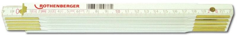 Holz-Gliedermaßstab, 2m - 252100 - Rothenberger