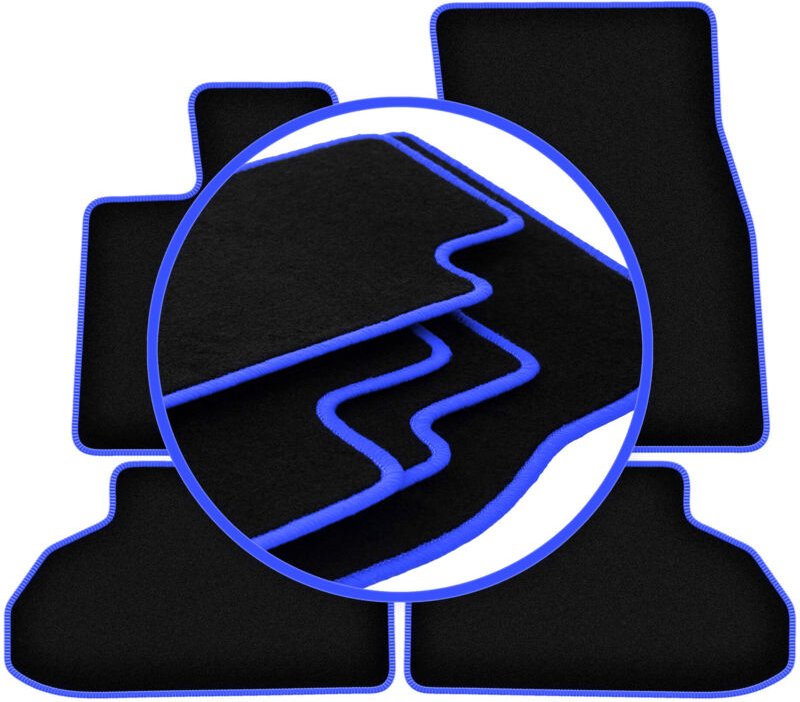 CARLUX-BLUE Autofußmatten für: BMW X6 F16 SUV (2014-)