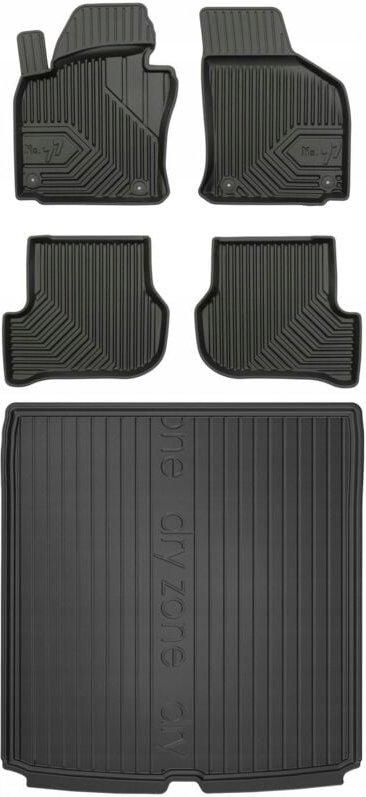 SET 77 Fußmatten und Fußmatten Skoda Octavia 2 Kombi 2004-2013