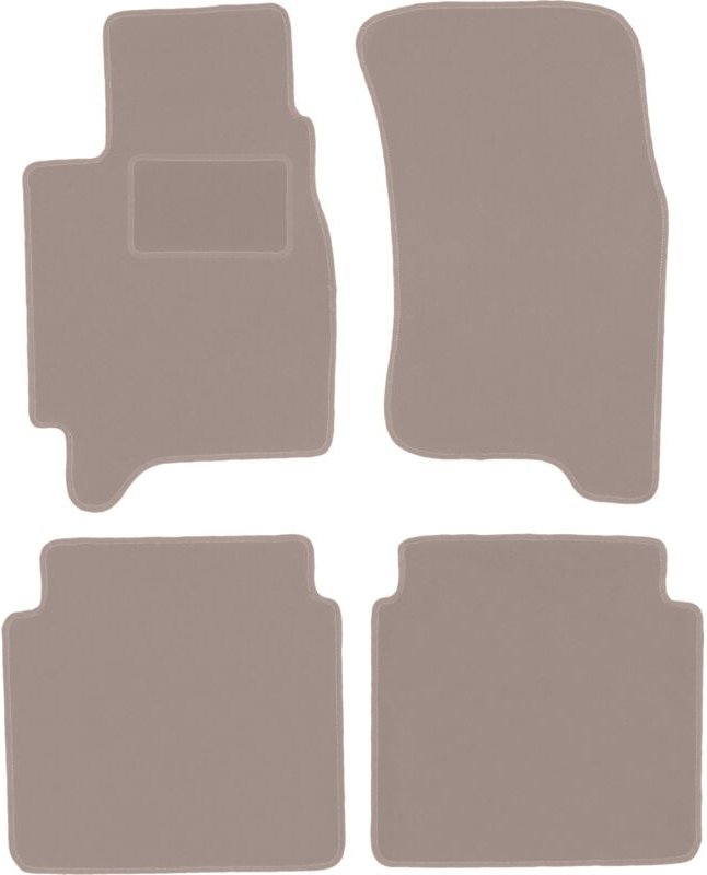 Beige Veloursmatten für: Subaru Outback II Kombi, Limousine (1999-2004)