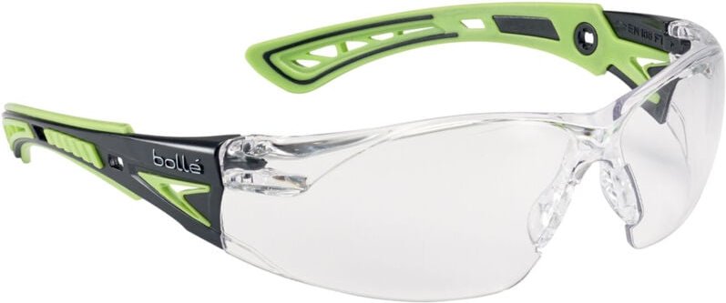 Bollé Safety RUSH+ Klare / Grün Bügelbrille RUSHPPSIG