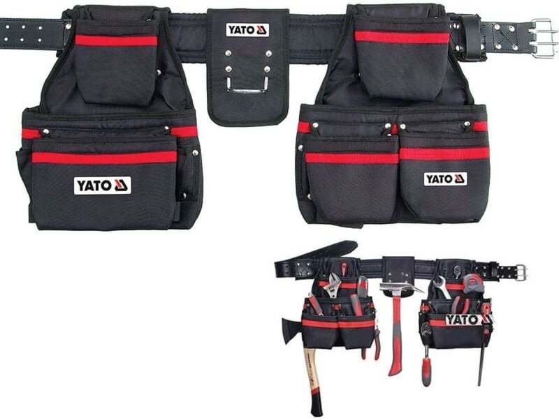 Gürtel mit Taschen für Nägel und Werkzeuge 120 cm / YT-7400 / Yato